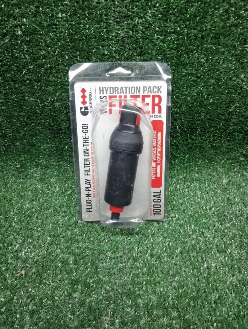 Geigerrig Hydration Pack In-Line Virus Filter G4 125FL BRAND NEW SEALED